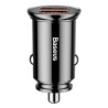 Premium Circular Plastic A+A 30W Dual QC3.0 Quick Car
