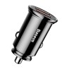 Premium Circular Plastic A+A 30W Dual QC3.0 Quick Car