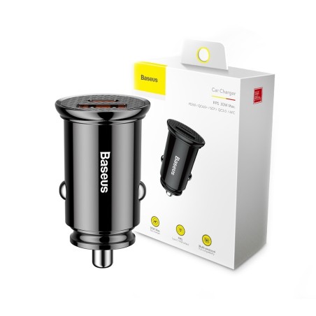 Premium Circular Plastic A+C 30W PPS Car Charger | Australia