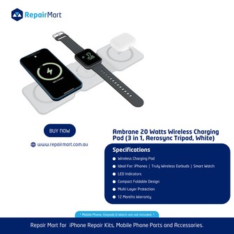 3-in-1 Wireless Charger Charging Pad | RepairMart