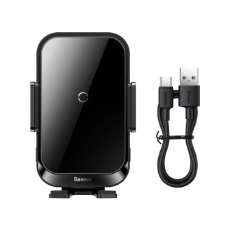 Premium Halo Car Phone Holder With 15W Induction Charger For A Sheet
