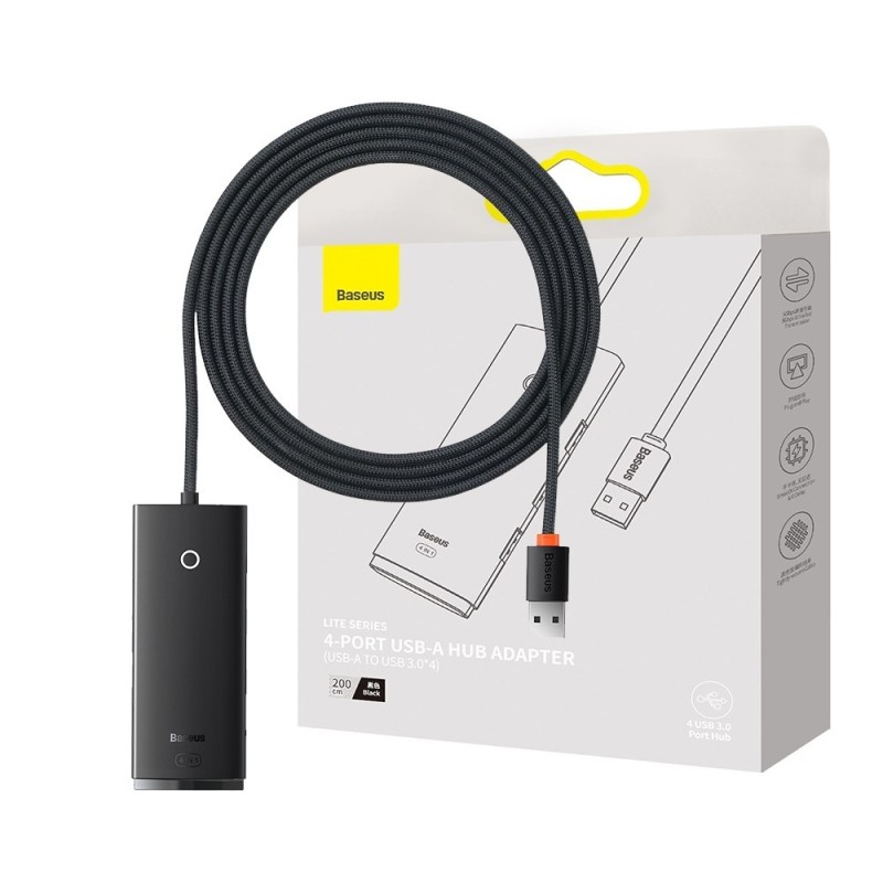 Premium Hub Lite Series 4 Port USB HUB (USB 3.0 X 4 200cm) | Australia