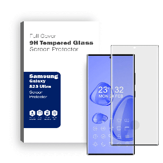 Samsung Galaxy S23 Ultra Full Coverage Edge-Adhesive Tempered Glass Protector | Australia