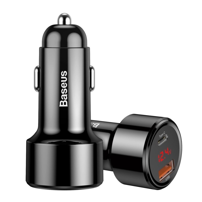 Premium Magic Series PPS Digital Display Intelligent Dual Quick Charging - Black