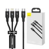 Premium Rapid Series 3-in-1 Fast Charging Data Cable Type-C to C+L+C