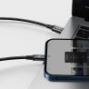 Premium Rapid Series 3-in-1 Fast Charging Data Cable Type-C to C+L+C