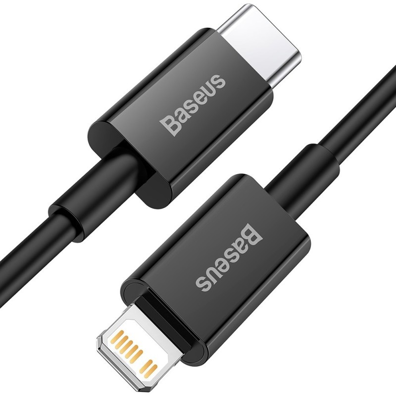 Premium Superior Series Fast Charging Data Cable Type-C to Lightning PD - Black