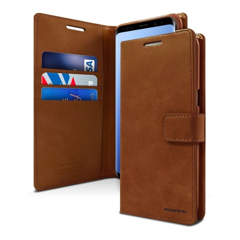 Samsung Galaxy S9 Leather Wallet Flip Diary Case Cover - Mint