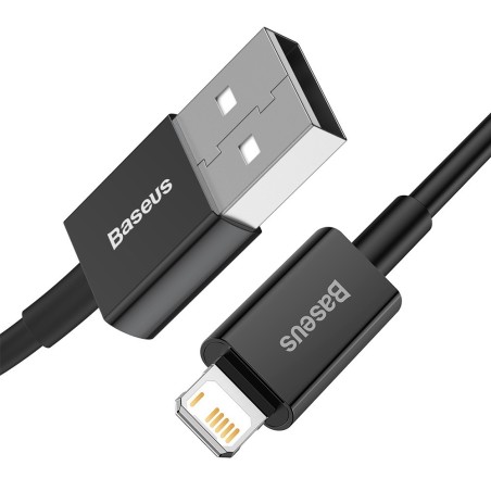 Premium Superior Series Fast Charging Data Cable USB to Lightning 2.4A - White