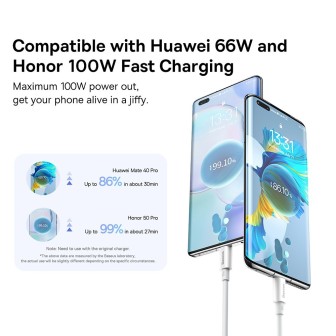 Premium Superior Series Fast Charging Data Cable USB to Type-C 100W