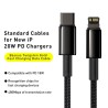 Premium Tungsten Gold Fast Charging Data Cable Type-C to Lightning PD