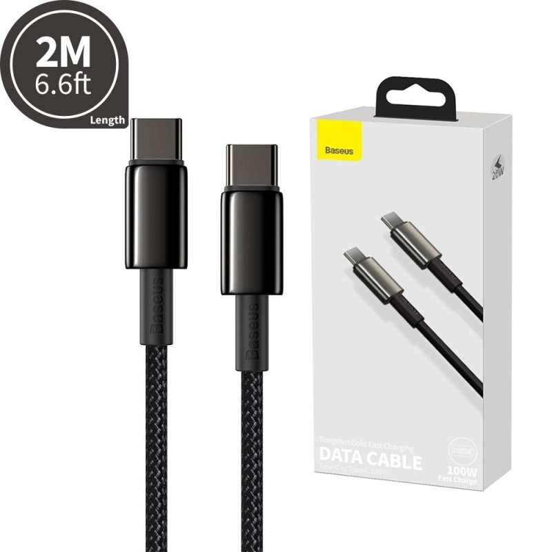iPhone 15 / 16 / 17 Series Premium Tungsten Gold Fast Charging Data Cable Type-C