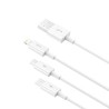 Premium Superior Series Fast Charging Data Cable USB to Micro USB & Lightning &