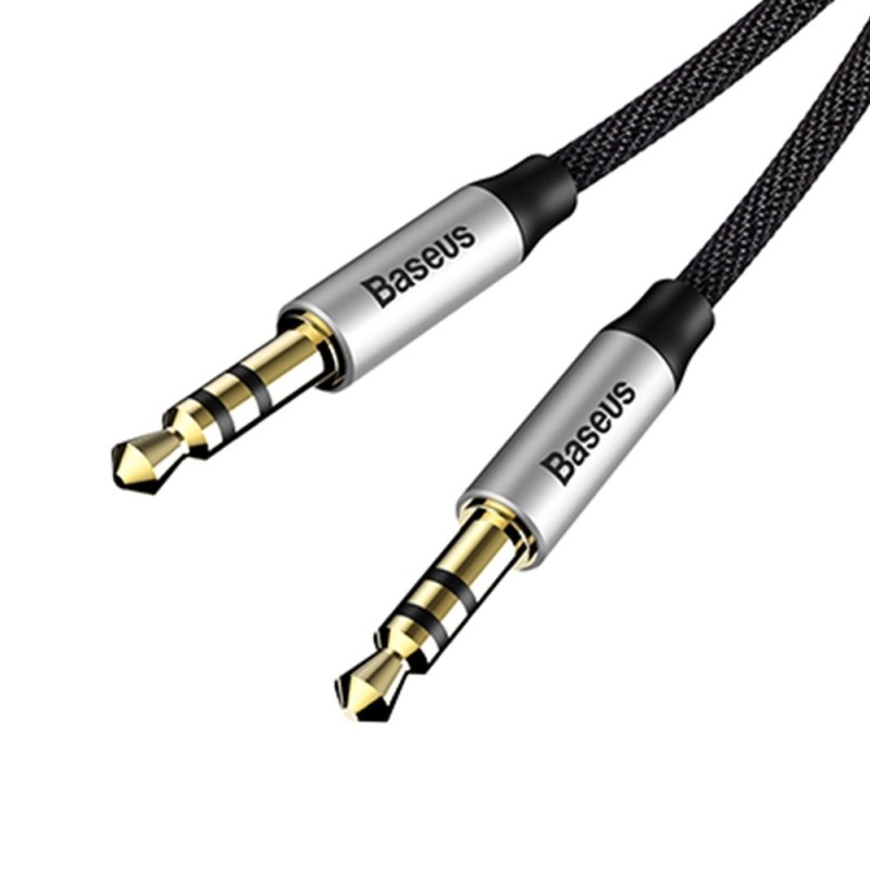 Premium Yiven Audio Cable M30 1.5M - Black / Silver | Australia