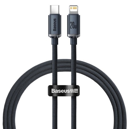 CW-FXP Premium Crystal Shine Series Fast Charging Data Cable Type-C to Lightning