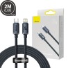 CW-FXP Premium Crystal Shine Series Fast Charging Data Cable Type-C to Lightning