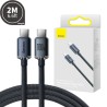 CW-FXP Premium Crystal Shine Series Fast Charging Data Cable Type-C to Type-C