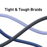 CW-FXP Premium Crystal Shine Series Fast Charging Data Cable Type-C to Type-C