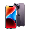 iPhone 14 Transparent Hybrid High-Quality Tpu+Pc Case Cover Cover