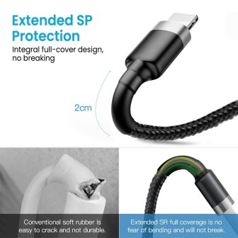 Premium Braided Lightning to USB-A Fast Charging Cable 2M | Australia