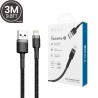 Premium Braided Lightning to USB-A Fast Charging Cable 3M | Australia