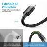 Premium Braided USB-C to USB-A Fast Charging Cable 3M for iPhone 15 /