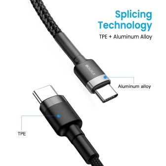 Premium Braided USB-C to USB-C Fast Charging Cable 3M for iPhone 15 /