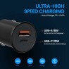 Premium CQ2 38W Fast Car Charging USB-A & USB-C Ports | Australia