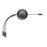 Premium Bright Mirror 2 Series Retractable 3-in-1 Fast Charging Data Cable USB