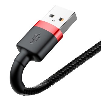 Premium Cafule Fast Charge USB for iPhone 2A 3M - Black | Australia