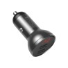 Premium Digital Display Dual USB 4.8A Car Charger 24W