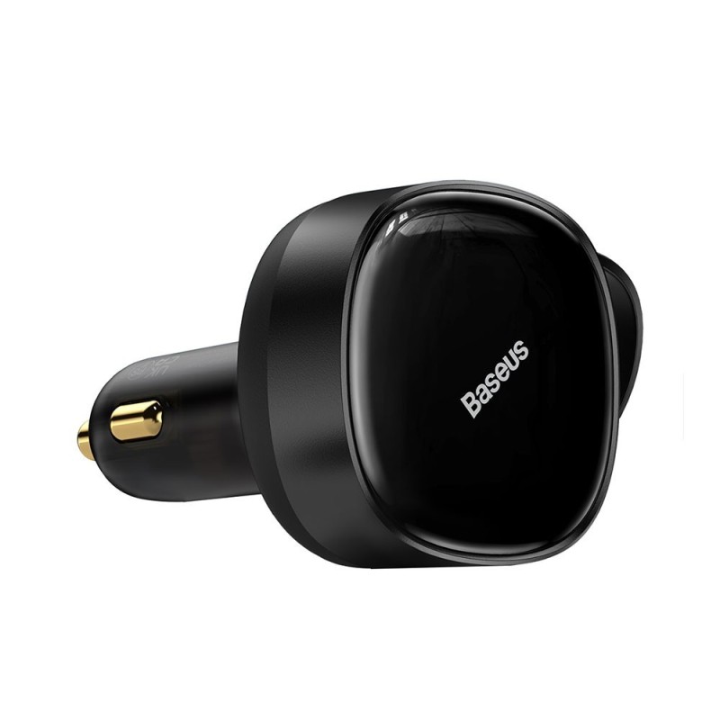 Premium Enjoyment Retractable 2-in-1 Car Charger Type-c & Lightning