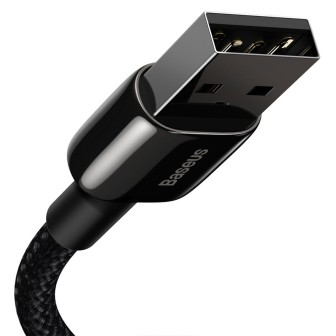 Premium Tungsten Gold Fast Charging Data Cable USB to Lightning 2.4A