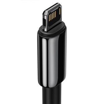 Premium Tungsten Gold Fast Charging Data Cable USB to Lightning 2.4A
