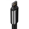 Premium Tungsten Gold Fast Charging Data Cable USB to Lightning 2.4A