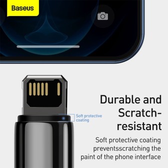 Premium Tungsten Gold Fast Charging Data Cable USB to Lightning 2.4A