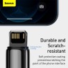 Premium Tungsten Gold Fast Charging Data Cable USB to Lightning 2.4A