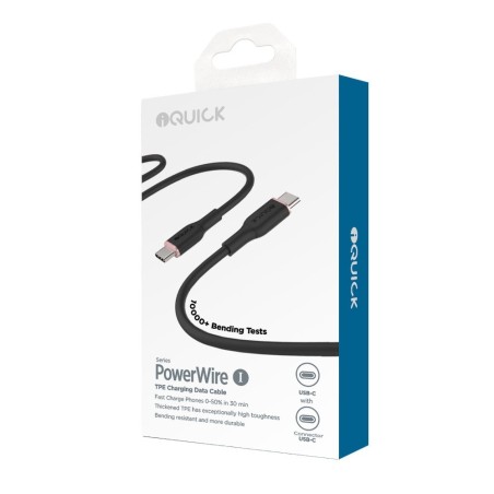 Premium PowerWire 1 Series TPE Charging Date Cable Type-C to Type-C