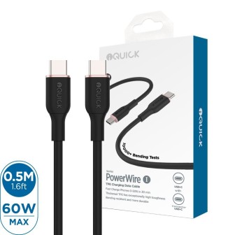Premium PowerWire 1 Series TPE Charging Date Cable Type-C to Type-C