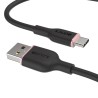 Premium PowerWire 1 Series TPE Charging Date Cable USB to Type-C 0.5m - Black
