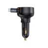 Premium Enjoyment Pro Car Charger U+Retractable Type-C Cable