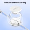 Premium 3 in 1 Retractable Fast Charge & Data Sync Cable IQTC2301