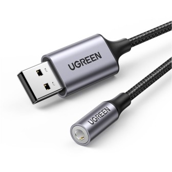 Premium CM477 USB 2.0 to 3.5mm Audio Adapter 25cm | Australia