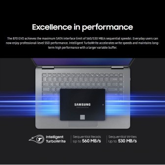 Samsung 500GB 870 EVO SATA III 2.5" SSD (MZ-77E500BW) | Australia