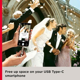 SanDisk 128GB Ultra Dual Luxe Flash Drive (USB Type-C / Type-A)