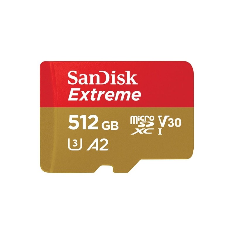 SanDisk Extreme microSDXC 512GB 190MB/s (No Adapter)