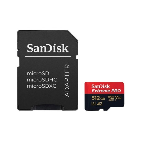 SanDisk Extreme Pro microSDXC 512GB 200MB/s With Adapter