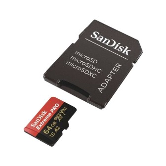 SanDisk Extreme Pro microSDXC 64GB 200MB/s With Adapter