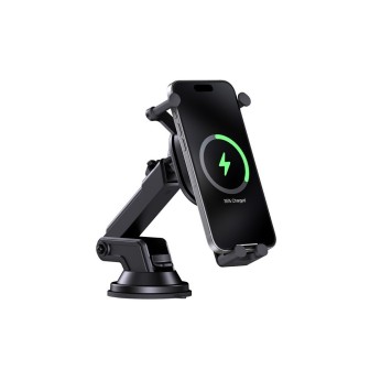 Premium Gravitational Wireless Car Charger Mount Pro 15W - Suction Cup