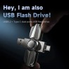 Premium 512GB 360° Funny Gyroscope Pendrive 550MB/s USB 3.2 Type-C Flash Drive